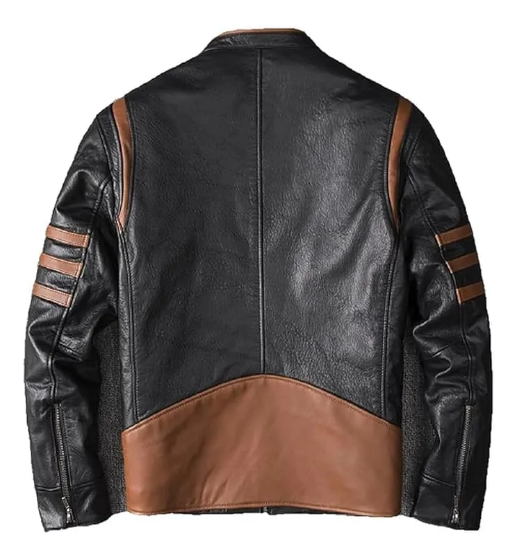 Miniatura 15 - Jaqueta de Couro Legítimo Masculino Esportiva